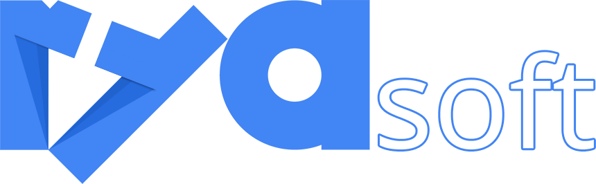 ryasoft logo for white background